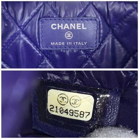 CHANEL Matelasse CC Lambskin Purple Clutch Bag - Picture 5 of 7